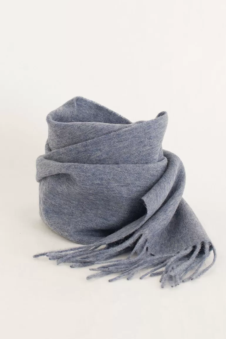 Women Olive Clothing 21 Mini Wool Scarf, Aqua