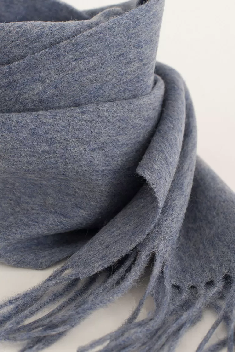 Women Olive Clothing 21 Mini Wool Scarf, Aqua