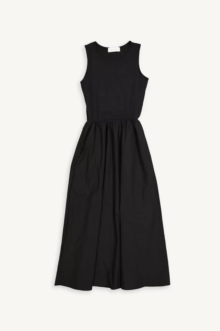 Women Olive Clothing Asa Sleeveless Dress, Black