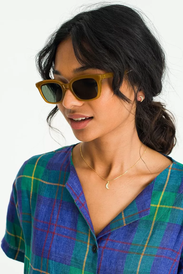 Women Olive Clothing Cantabile Sunglasses, Beige