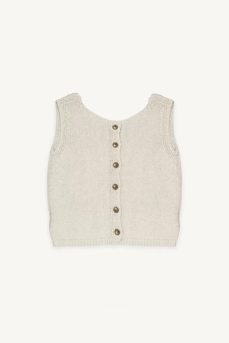 Women Olive Clothing Cotton Sleeveless Jumper, Khaki