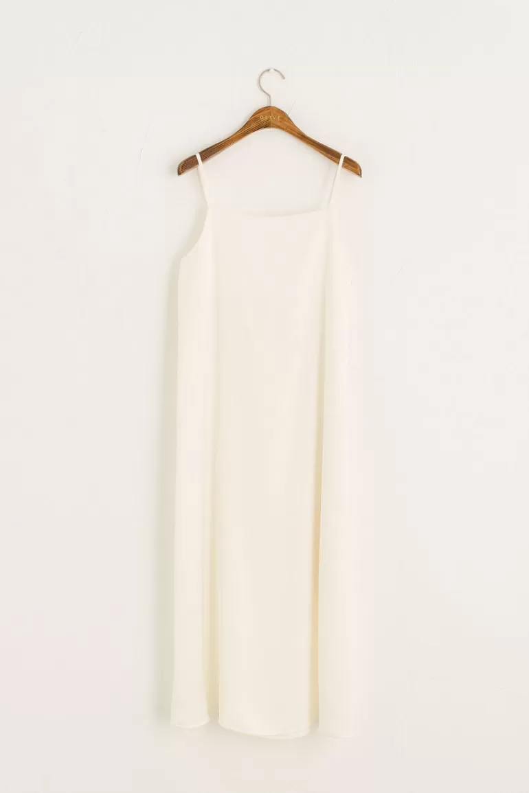 Women Olive Clothing Dana Slip Dress, Cream