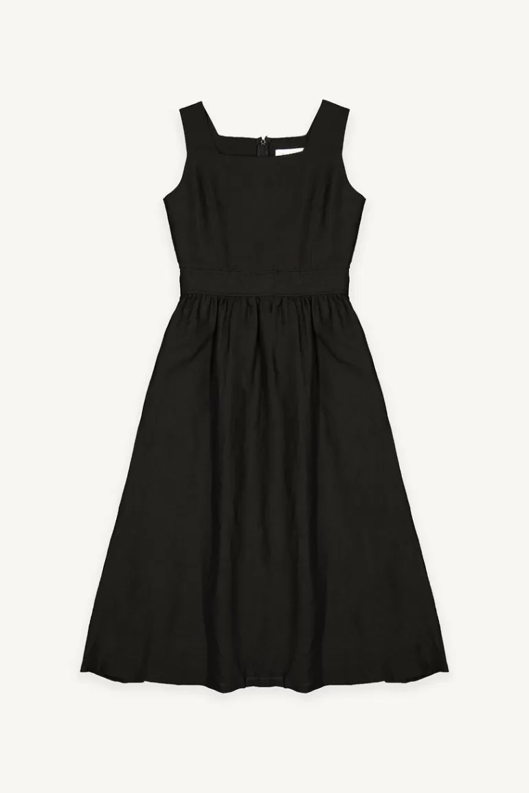 Women Olive Clothing Eunha Long Dress, Black