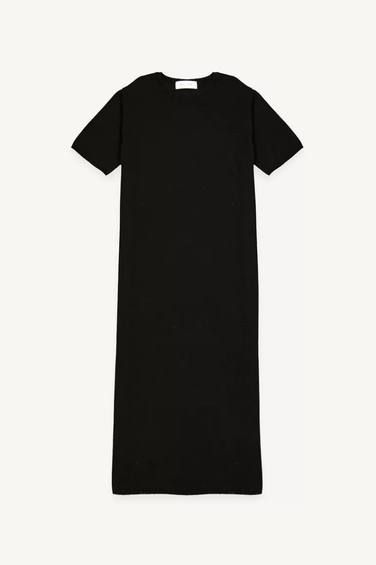 Women Olive Clothing Evie Knit Dress, Black