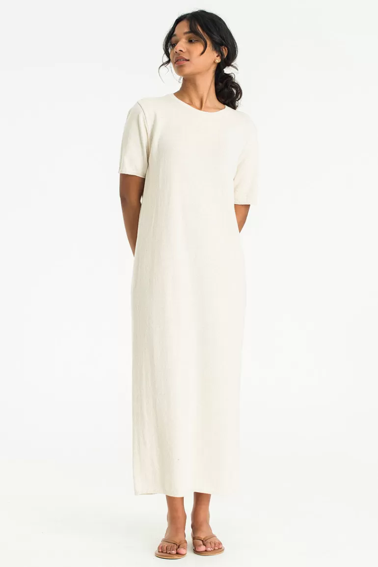 Women Olive Clothing Evie Knit Dress, Oatmeal