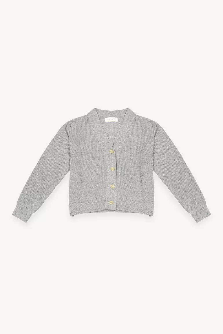 Women Olive Clothing Hako Lightweight Cardigan, Grey