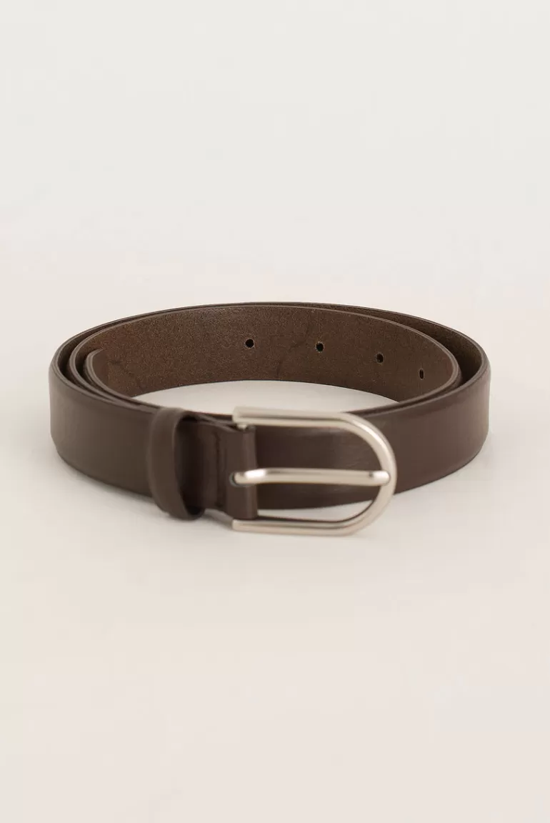 Women Olive Clothing Hana Horseshoe Belt, Brown