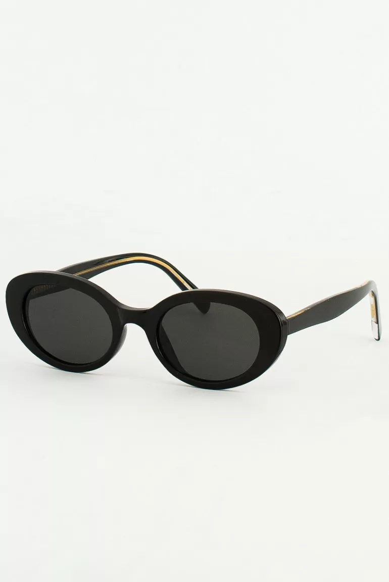 Women Olive Clothing Helena Sunglasses, Black