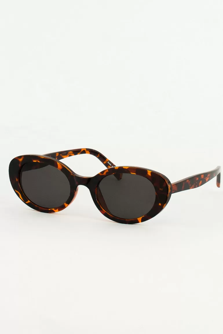 Women Olive Clothing Helena Sunglasses, Leopard Printed