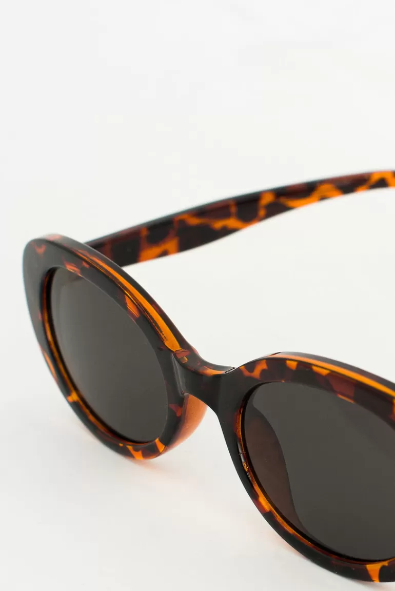Women Olive Clothing Helena Sunglasses, Leopard Printed