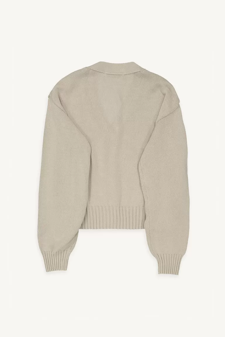 Women Olive Clothing Hicko Soft Cardigan, Light Beige