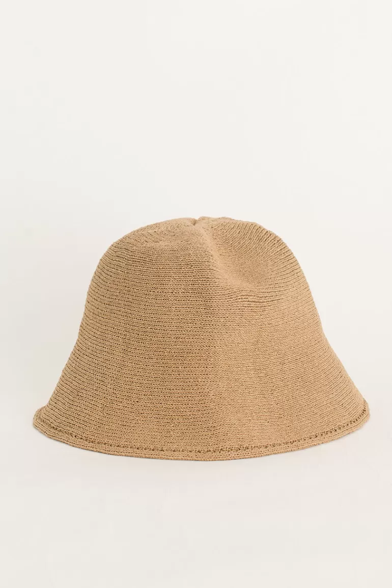 Women Olive Clothing Himari Hat, Wood