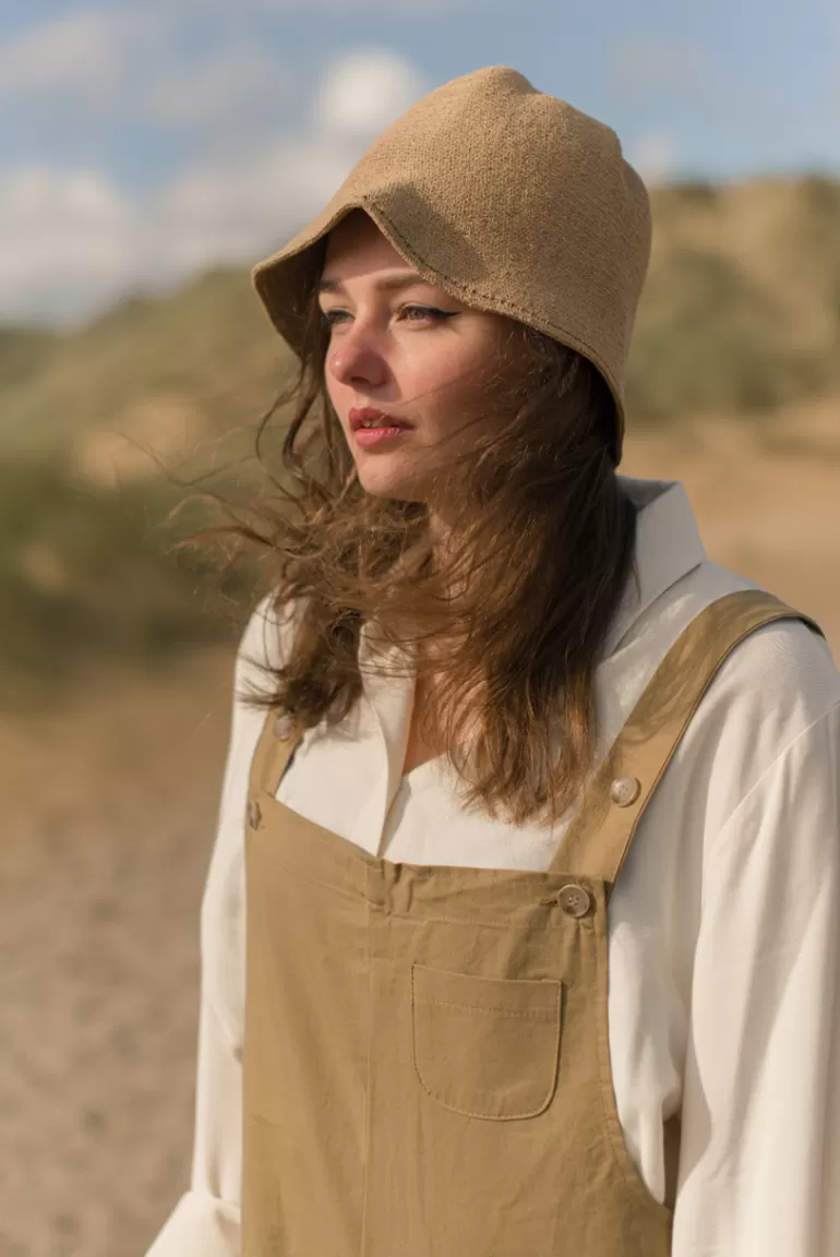 Women Olive Clothing Himari Hat, Wood