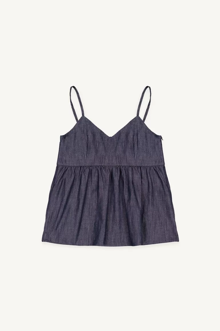 Women Olive Clothing Indigo Cami Top, Indigo