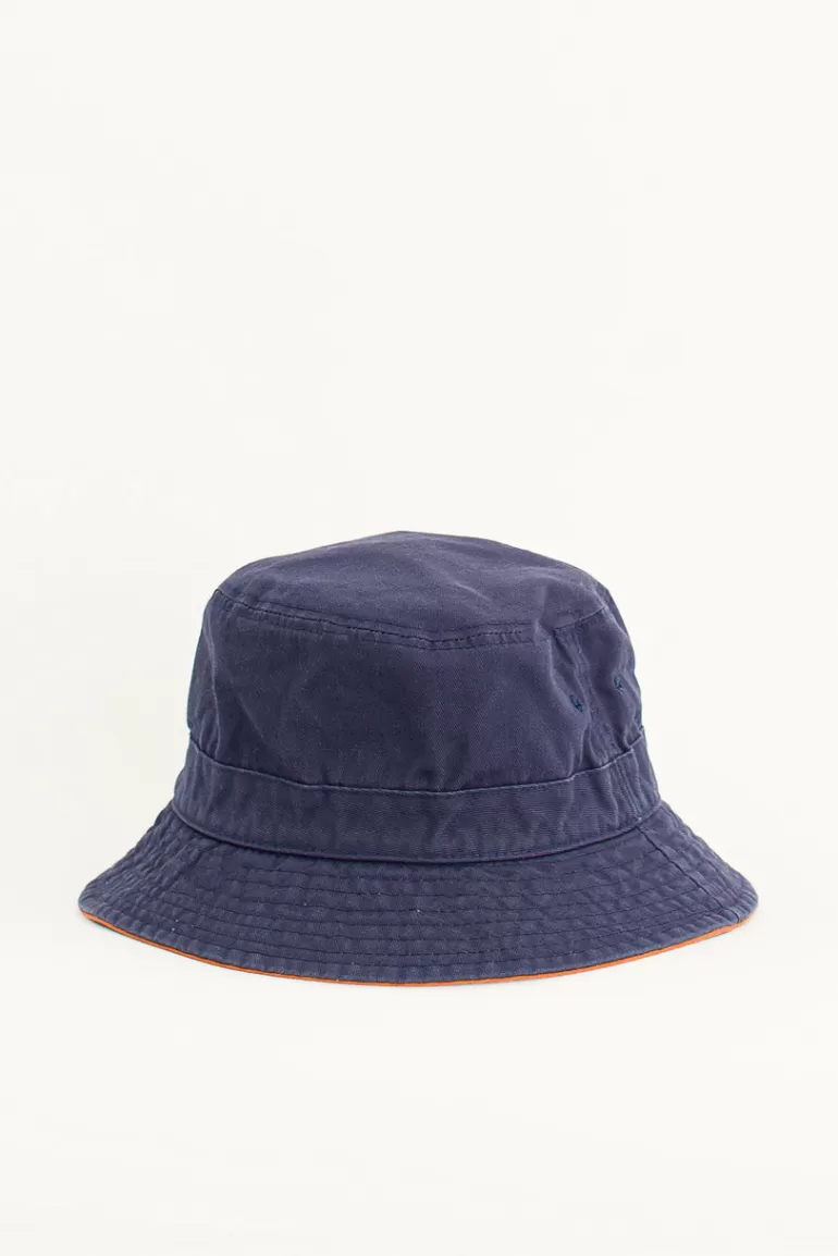 Women Olive Clothing Indya Bucket Hat, Navy