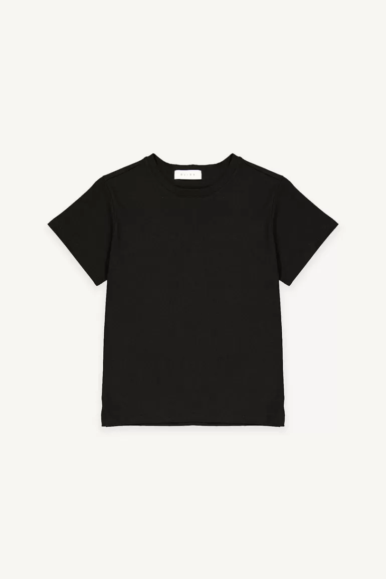 Women Olive Clothing Jeni Cotton Tee, Black