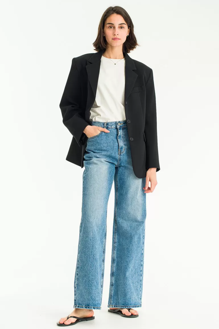 Women Olive Clothing Josie Buttoned Jacket, Black