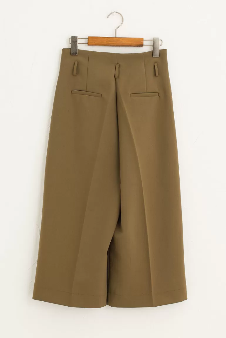 Women Olive Clothing Kiko Culottes, Brown