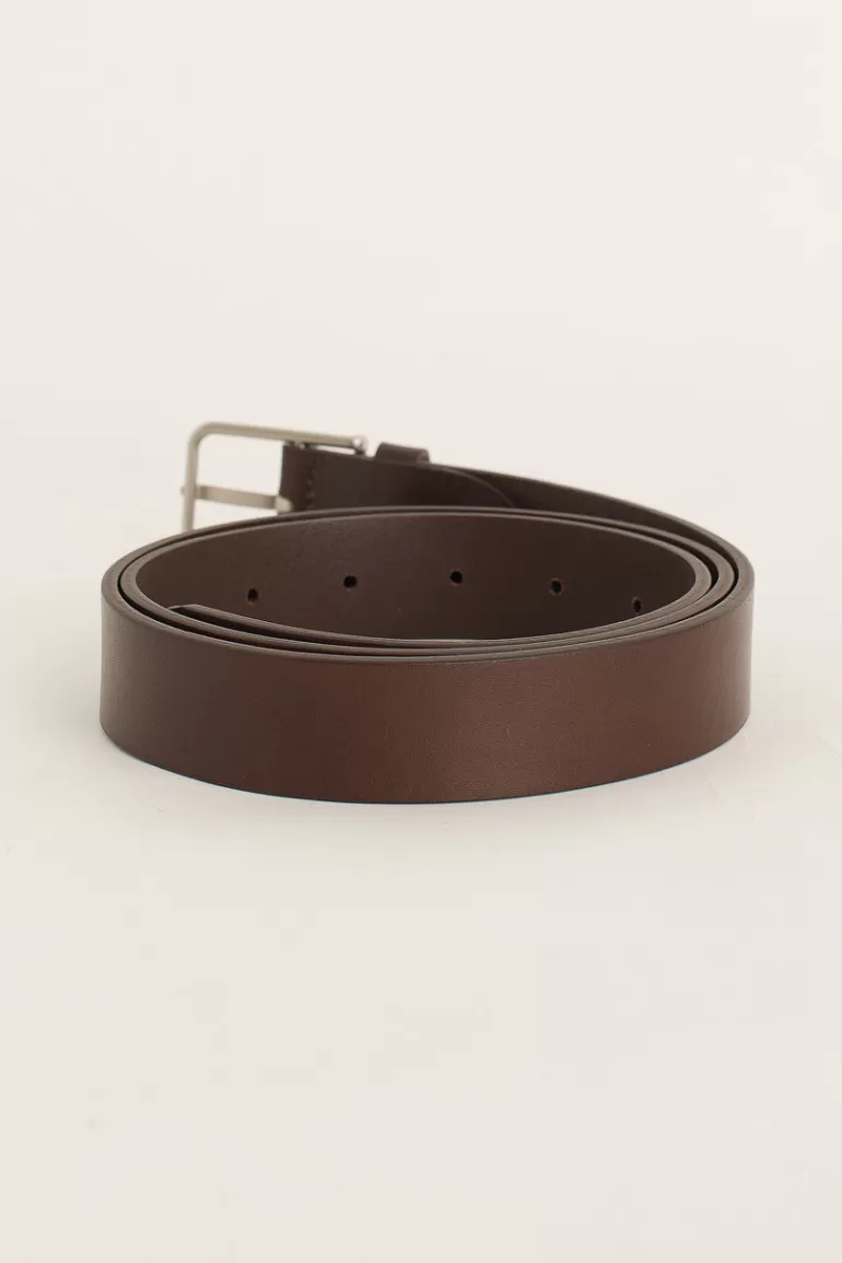 Women Olive Clothing Kiko Square Belt, Brown