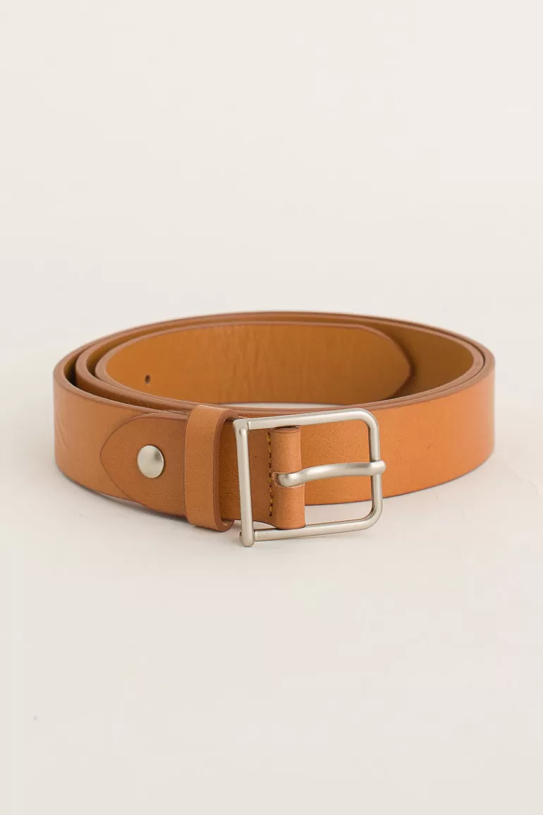 Women Olive Clothing Kiko Square Belt, Camel