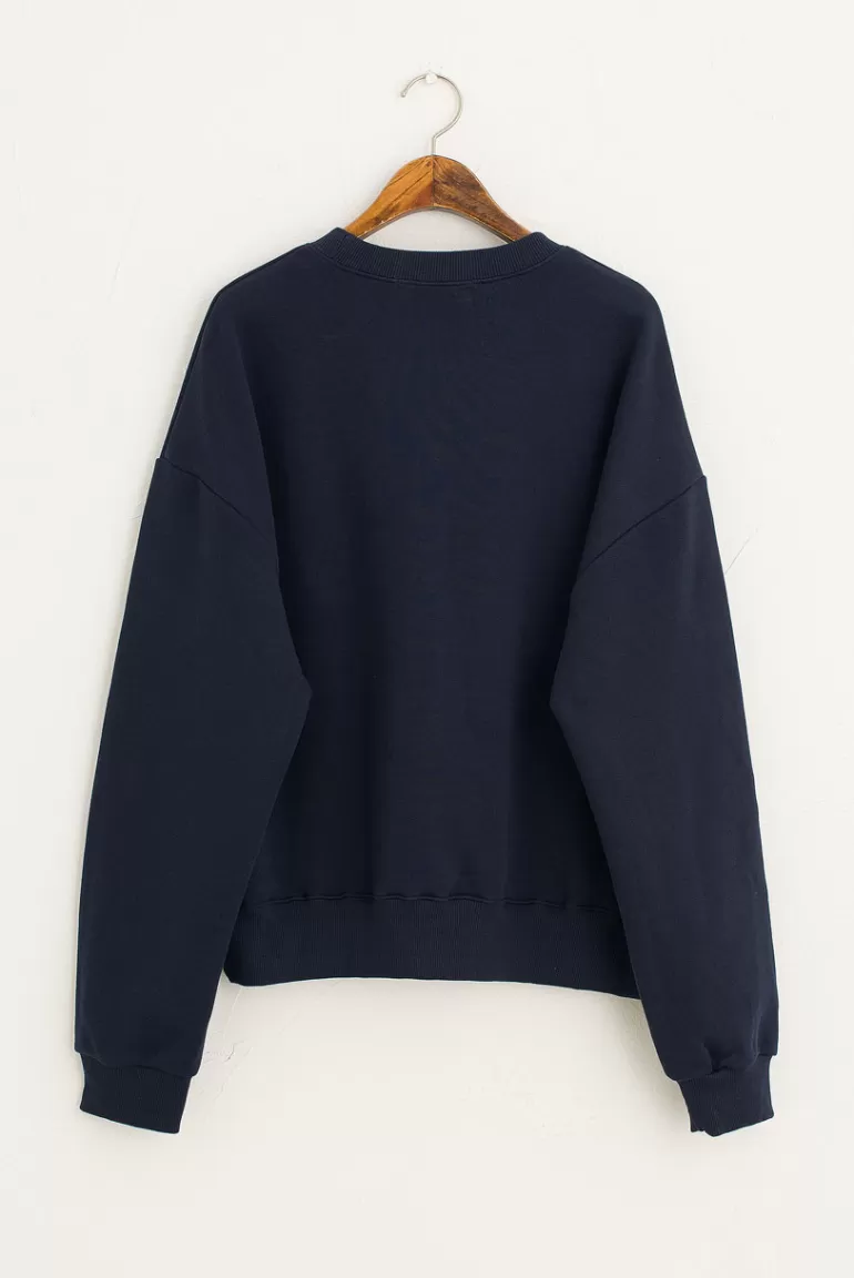 Women Olive Clothing Kiko Sweatshirt, Navy