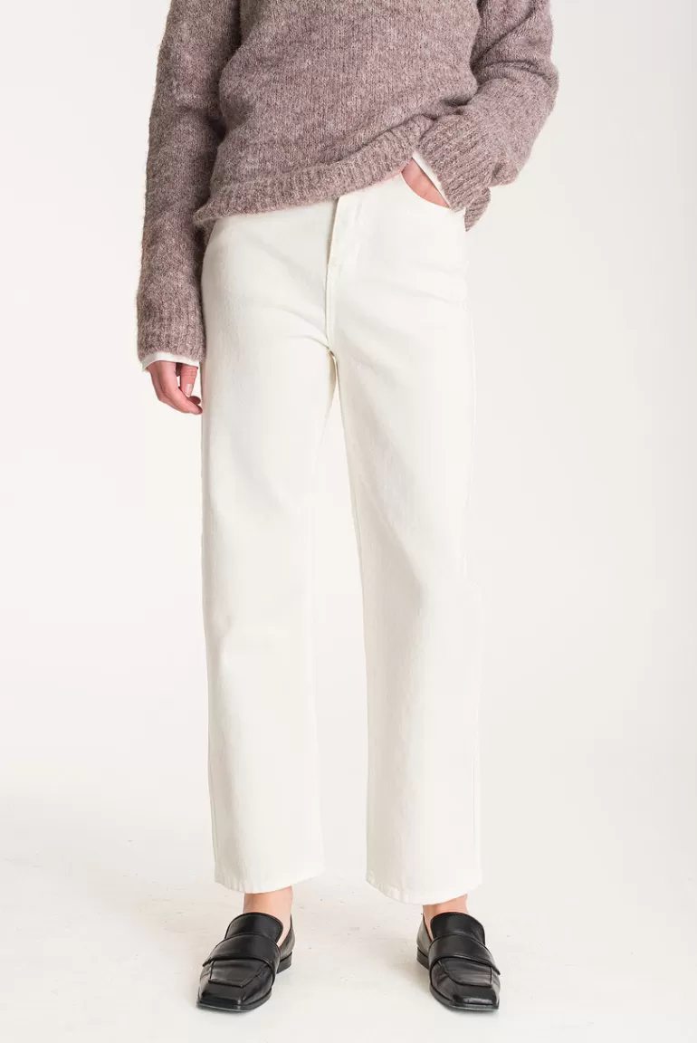 Women Olive Clothing Kiko White Denim Jean, White