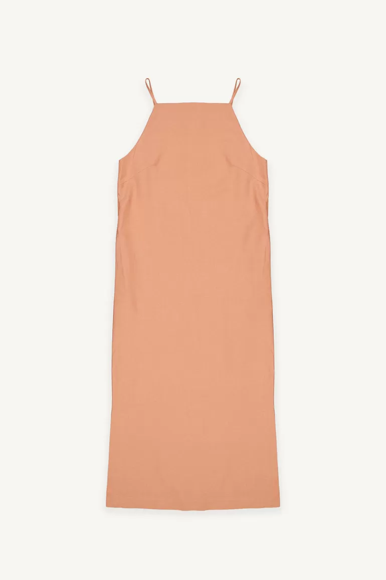 Women Olive Clothing Kiri Maxi Dress, Brick