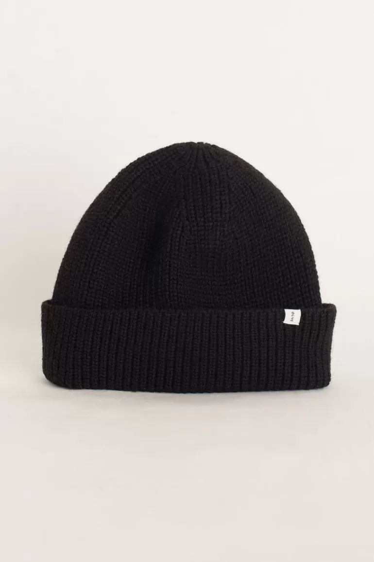 Women Olive Clothing Knitted Beanie, Black