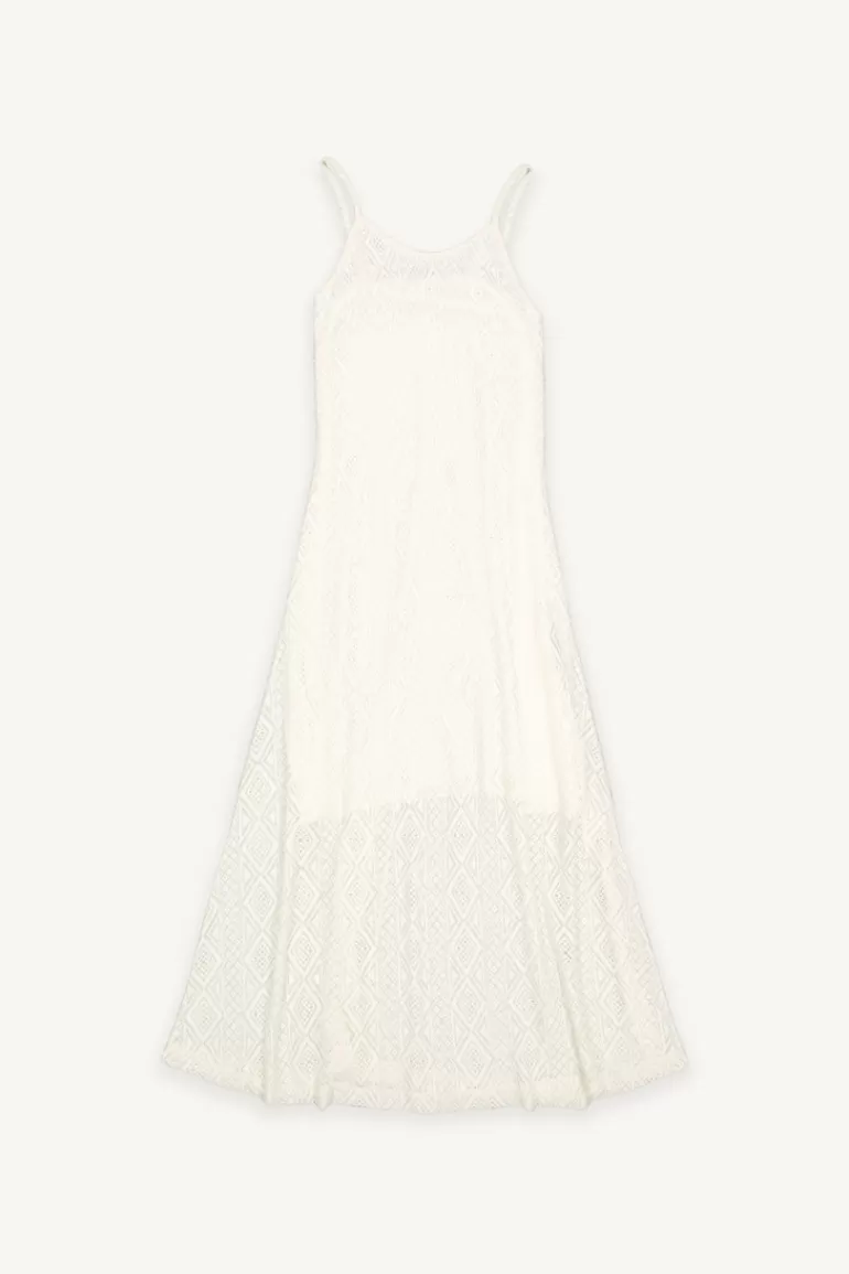 Women Olive Clothing Lace Cami Dress, Cream