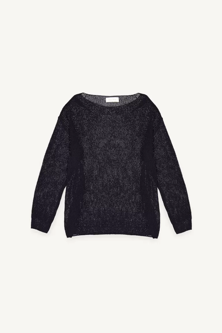 Women Olive Clothing Mari Hachi Jumper, Navy