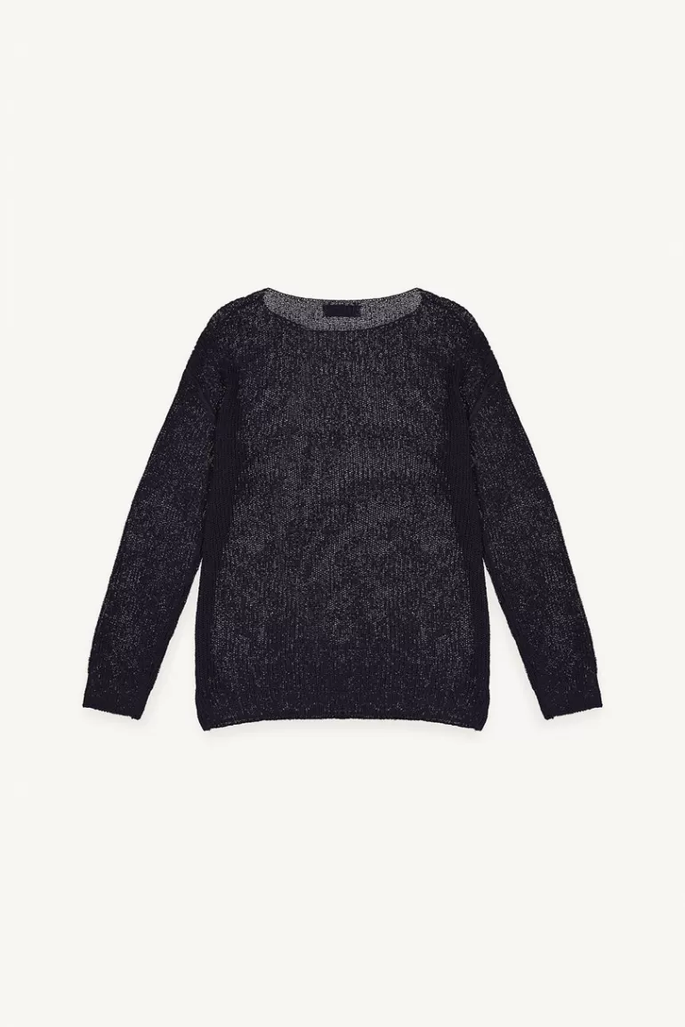 Women Olive Clothing Mari Hachi Jumper, Navy