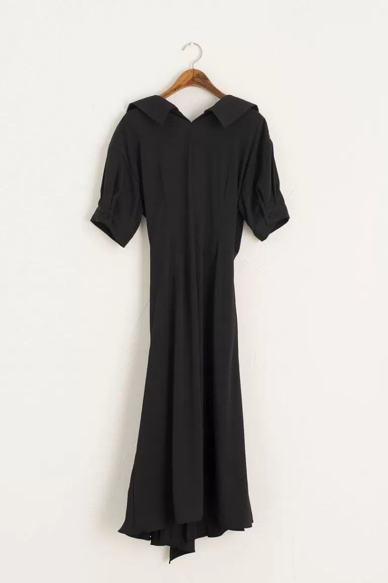 Women Olive Clothing Marianne Shirt Dress, Black