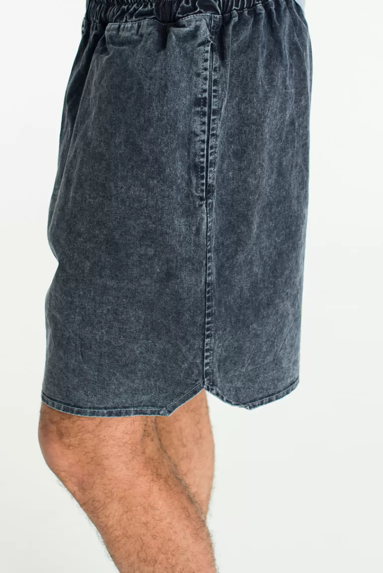 Men Olive Clothing Menswear | Acid Shorts, Navy