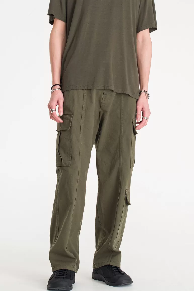 Men Olive Clothing Menswear | Cargo Pants, Green