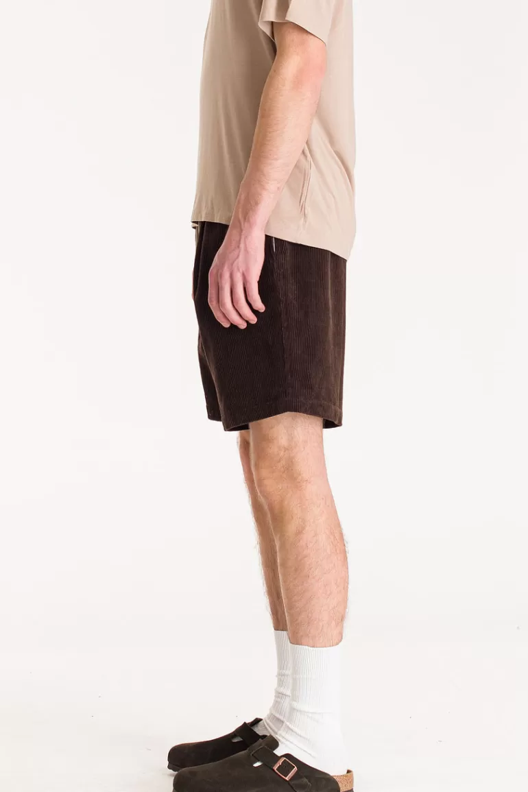 Men Olive Clothing Menswear | Corduroy Shorts, Brown