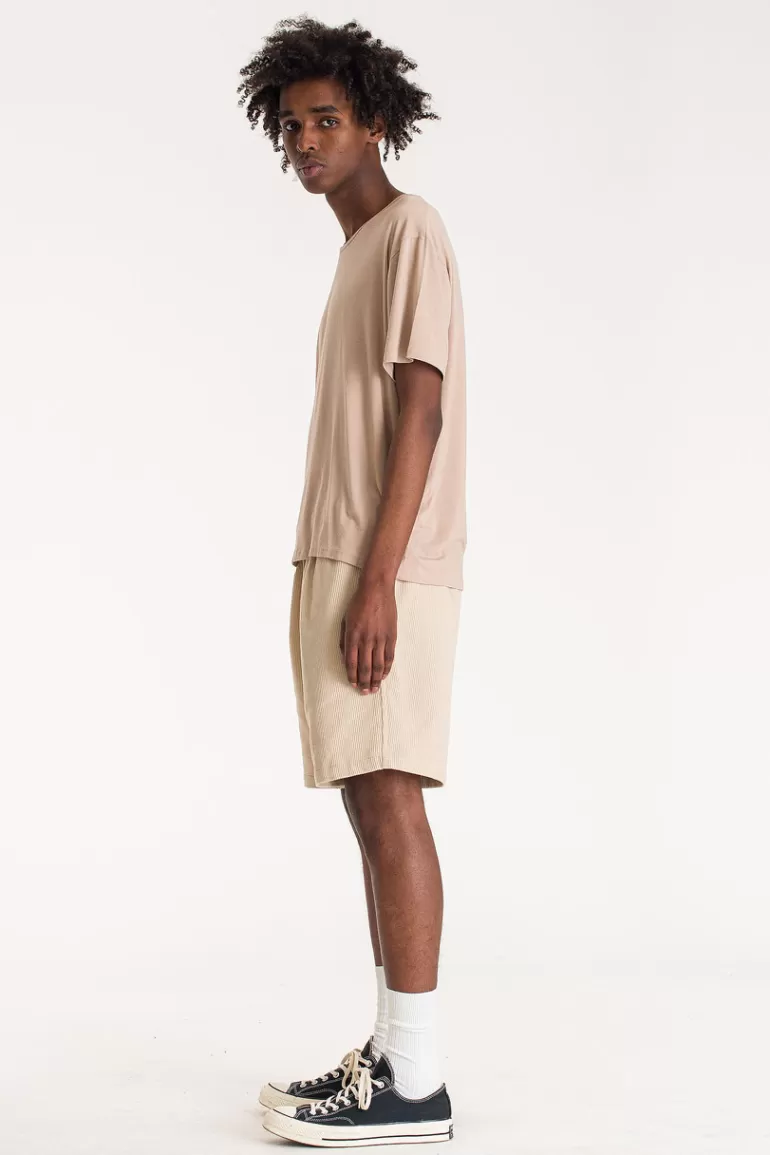Men Olive Clothing Menswear | Corduroy Shorts, Ivory
