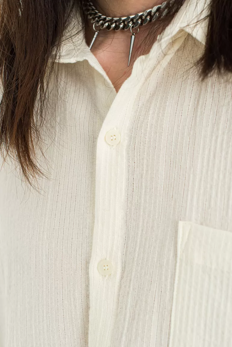Men Olive Clothing Menswear | Hako Shirt, Ivory