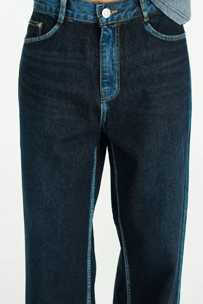 Men Olive Clothing Menswear | Inverted Jeans, Indigo