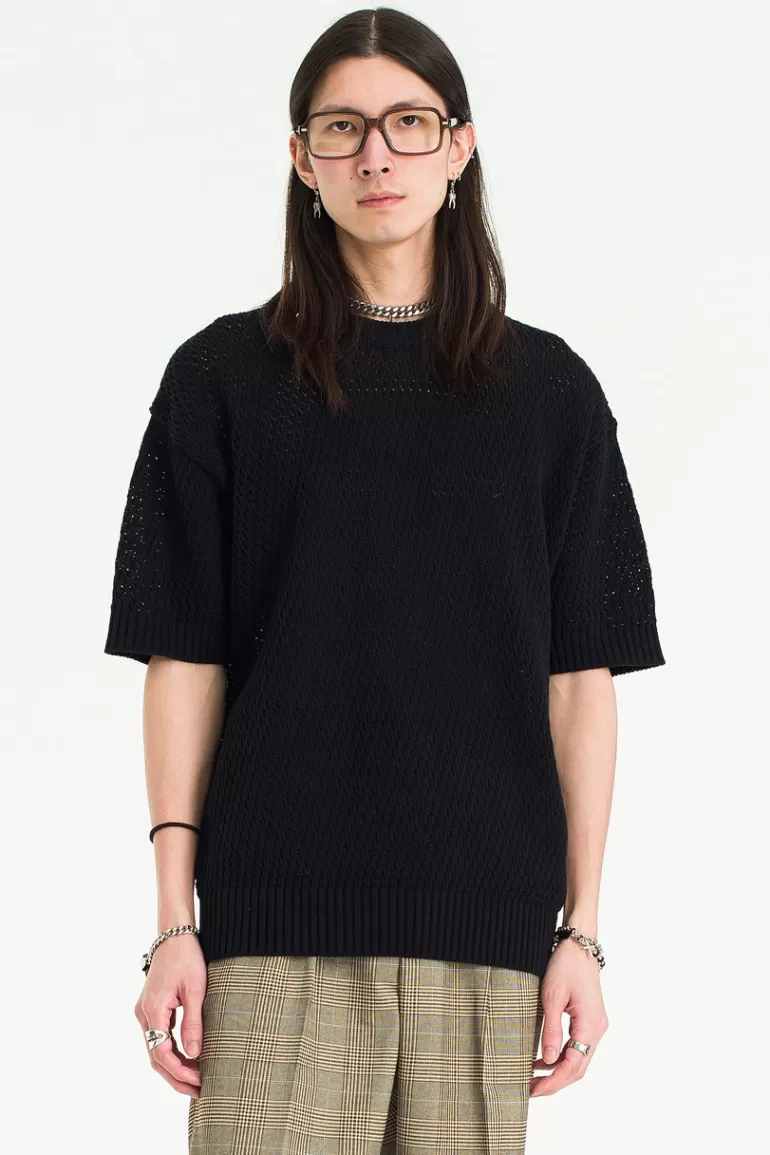 Men Olive Clothing Menswear | Kochi Knit Ii, Black
