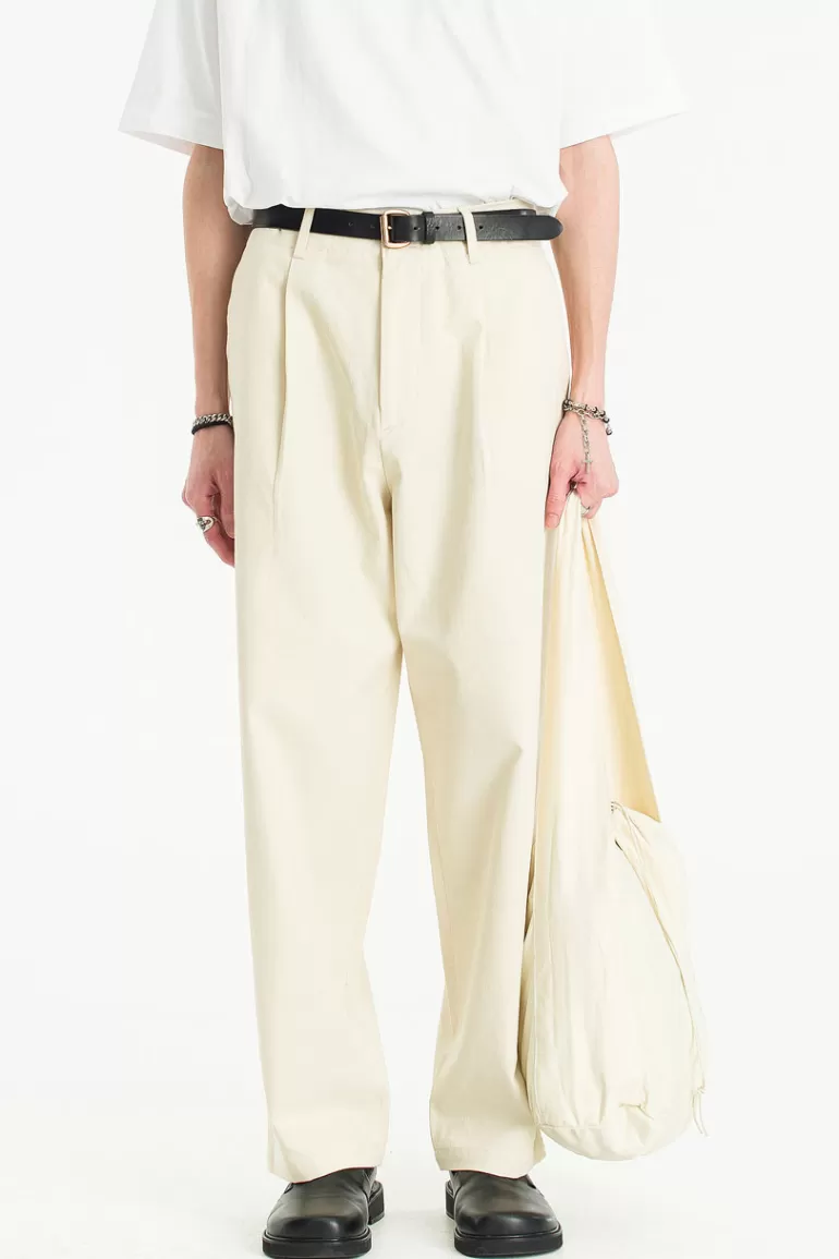 Men Olive Clothing Menswear | Kojo Pants, Cream