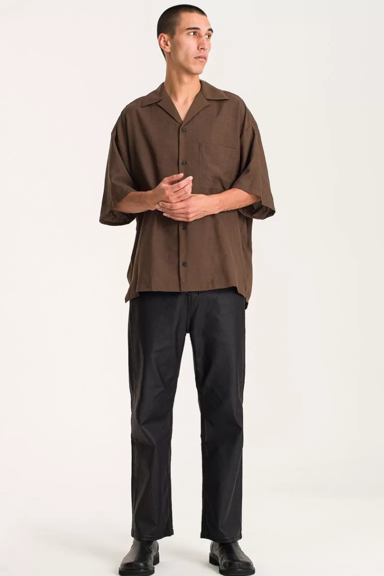 Men Olive Clothing Menswear | Komori Shirt, Brown