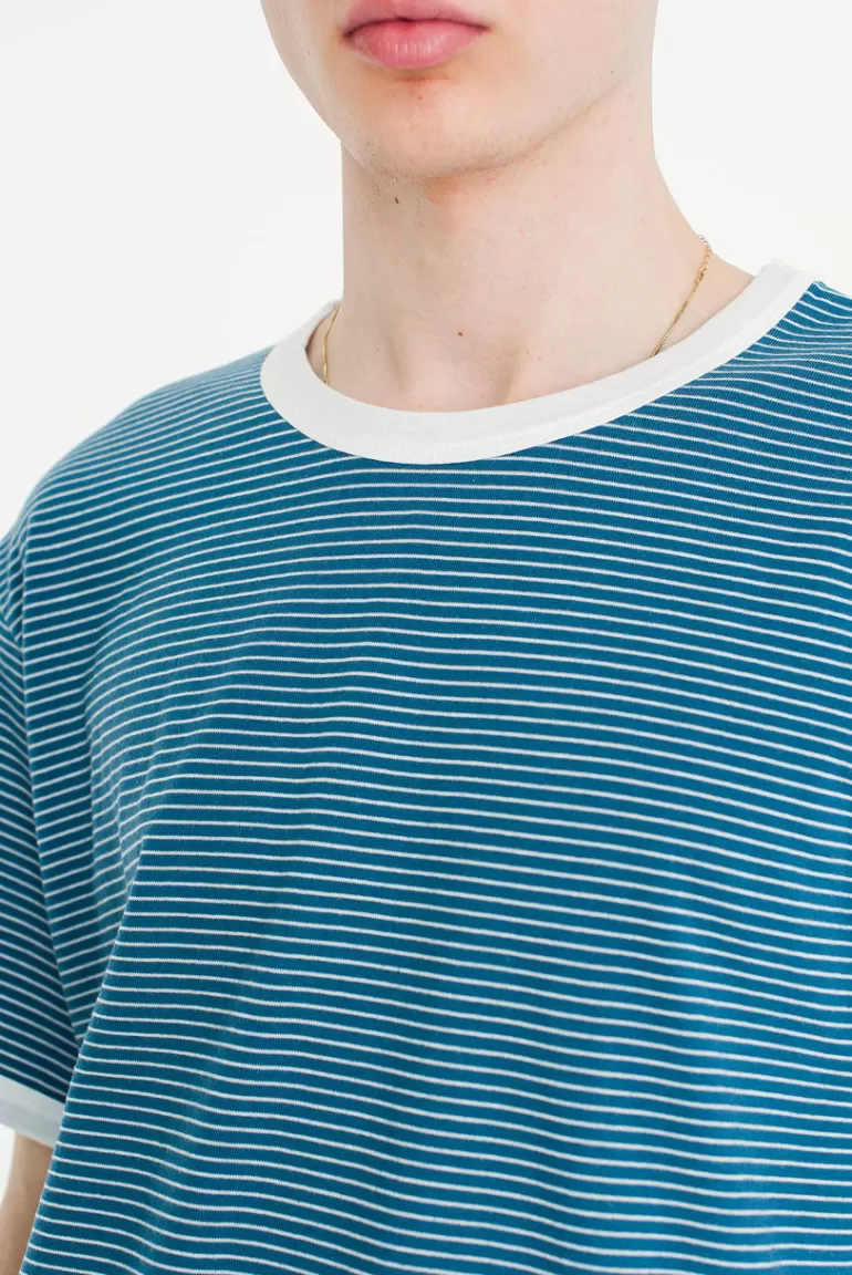 Men Olive Clothing Menswear | Marine Tee, Blue