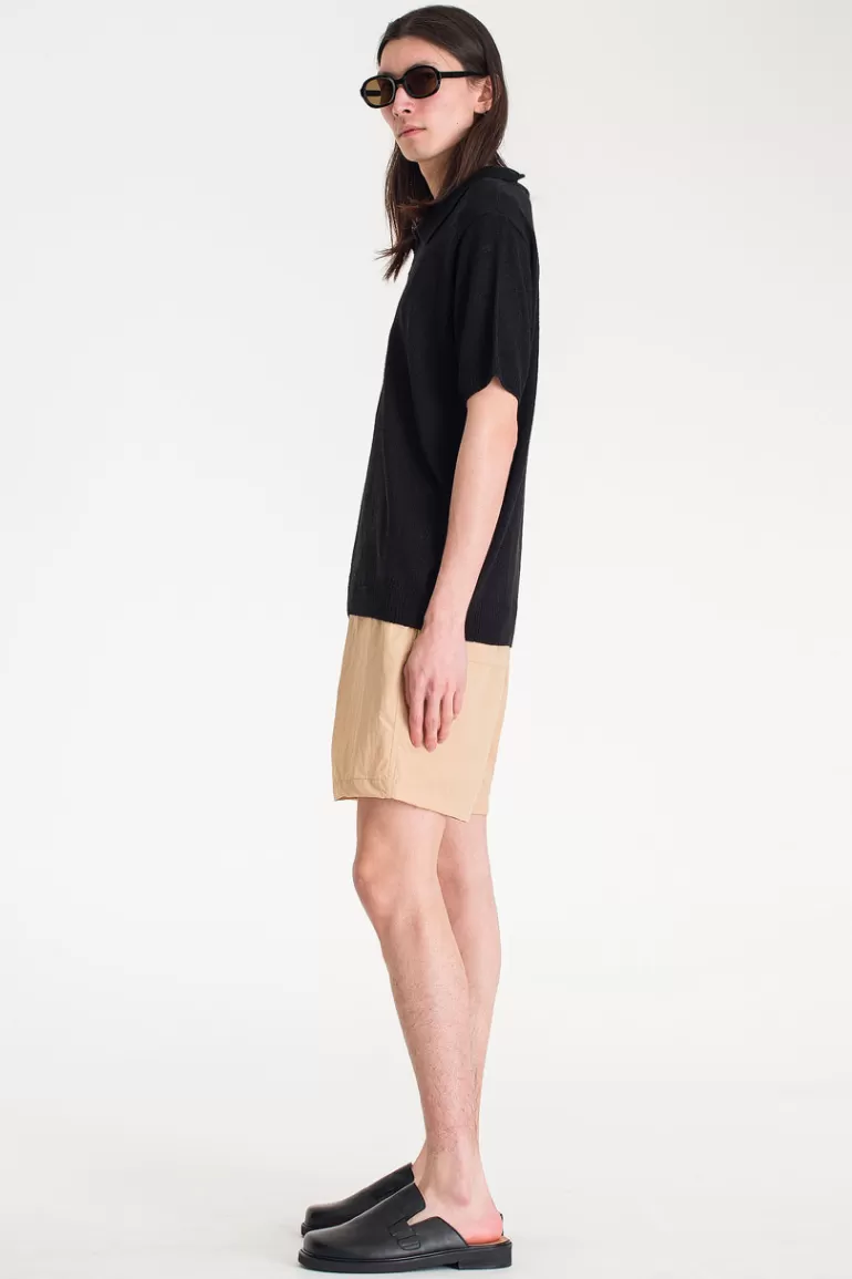 Men Olive Clothing Menswear | Pastel Shorts, Cream
