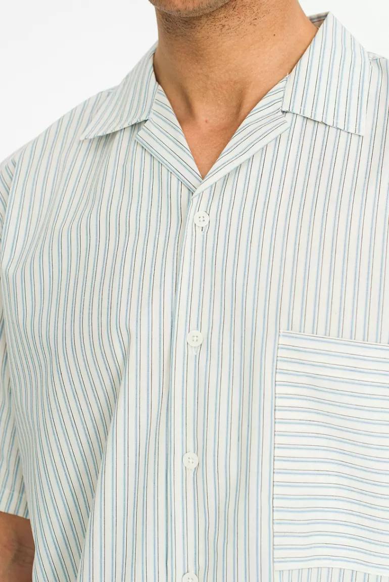 Men Olive Clothing Menswear | Resort Shirt, Ivory