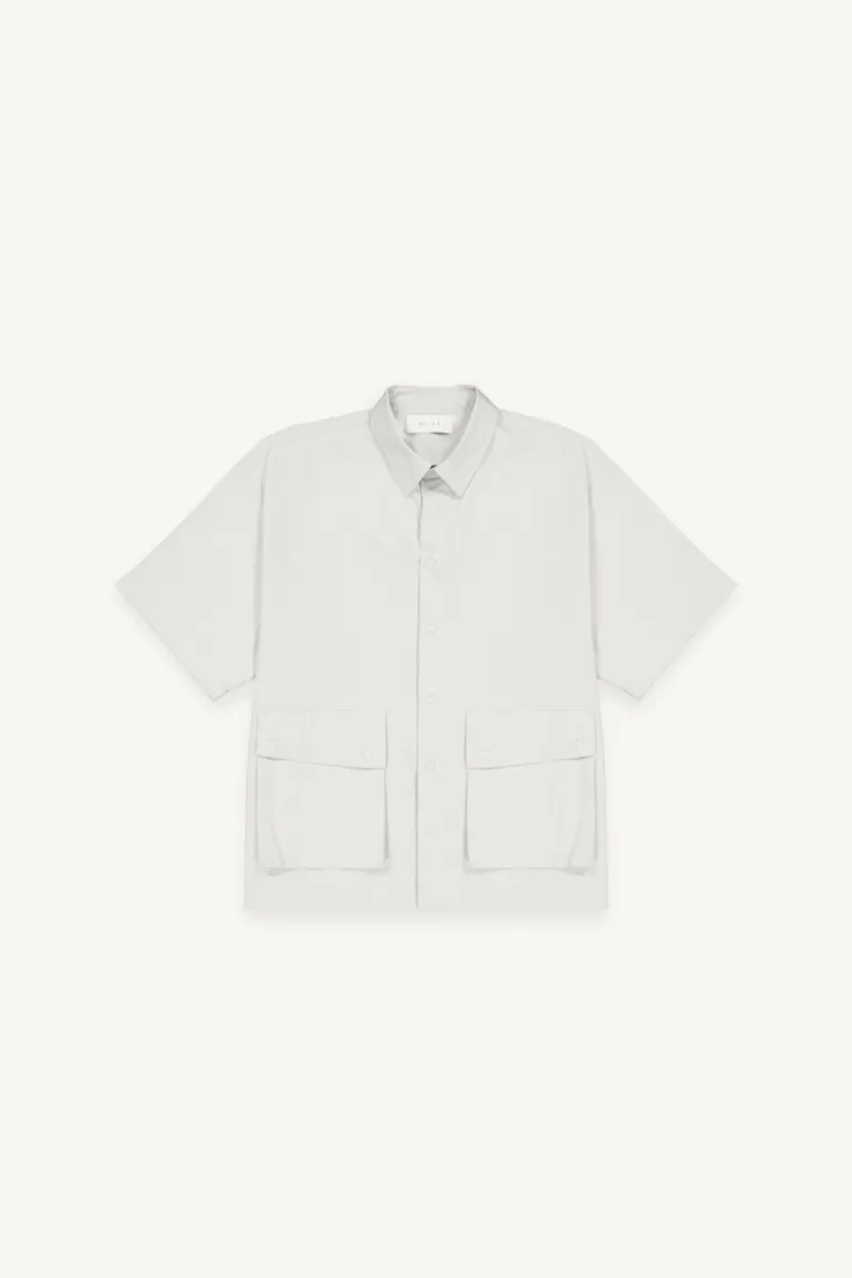 Men Olive Clothing Menswear | Shigoto Shirt, Grey