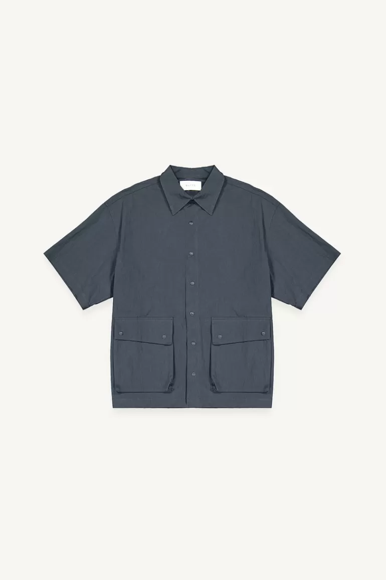 Men Olive Clothing Menswear | Shigoto Shirt, Navy