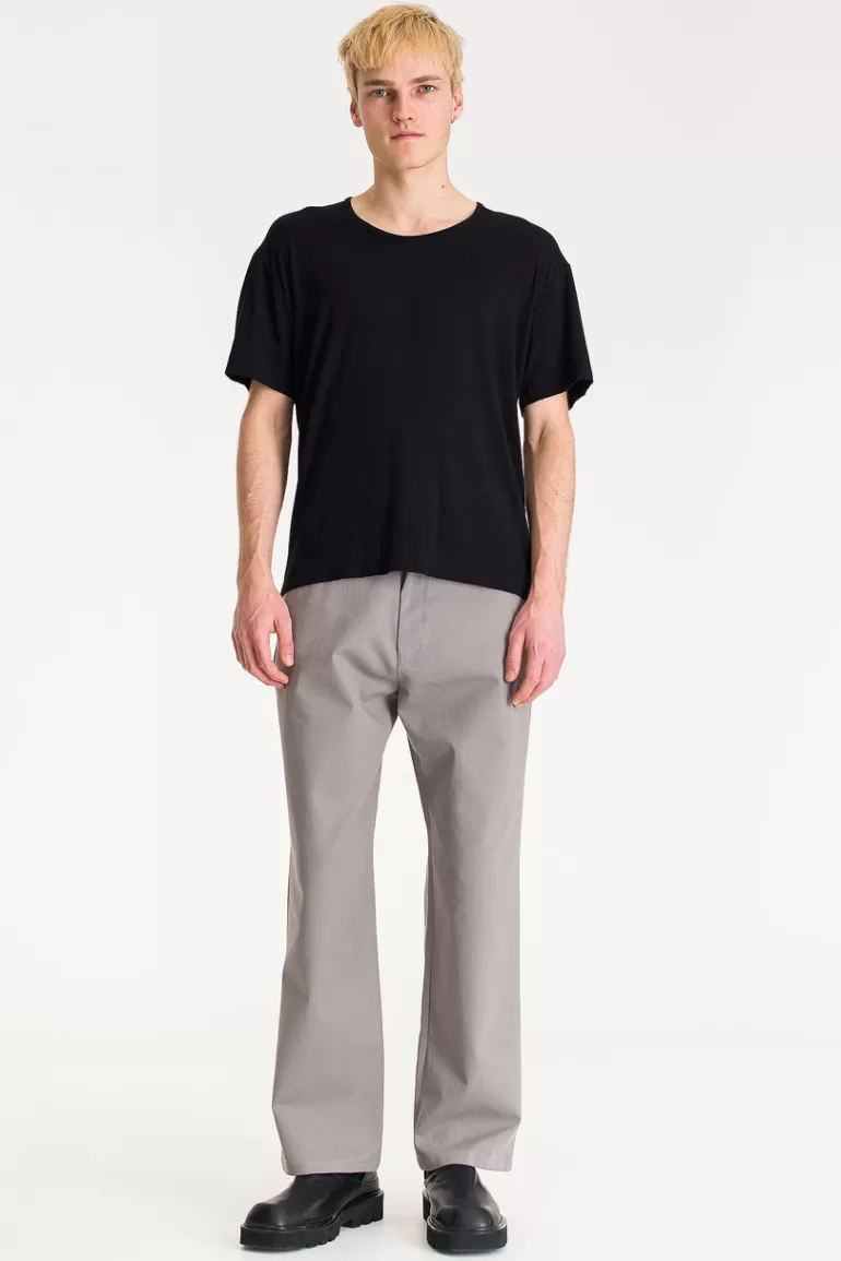 Men Olive Clothing Menswear | Silket Tee, Black