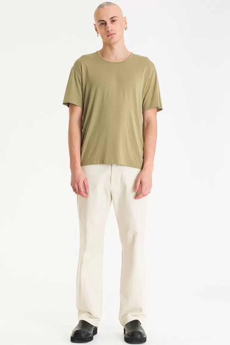 Men Olive Clothing Menswear | Silket Tee, Green