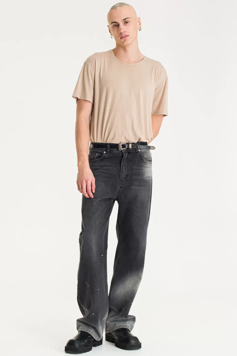 Men Olive Clothing Menswear | Silket Tee, Warm Taupe