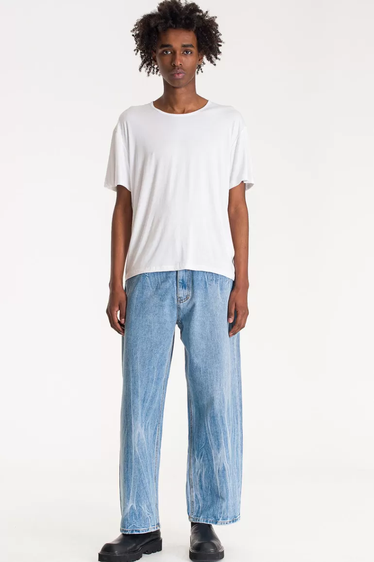 Men Olive Clothing Menswear | Silket Tee, White